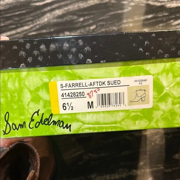 Sam Edelman Women's Brown Suede Ankle Boots - Picture 12 of 15